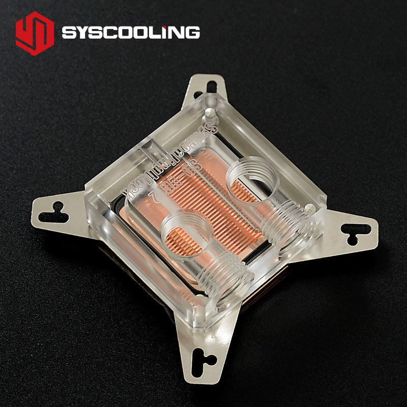 Syscooling water cooling GPU water block VG12 G1/4 thread Liquid cooling water block for laser