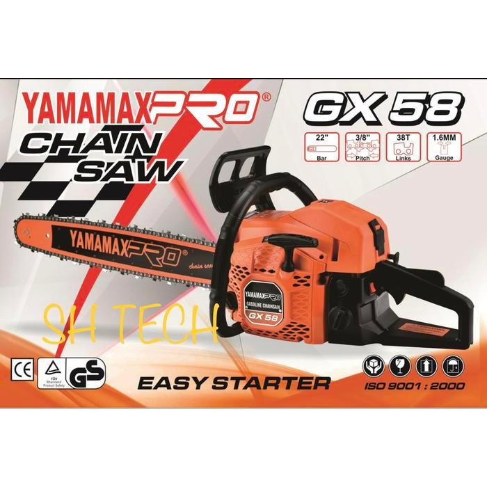 CHAINSAW YAMAMAX PRO 22 INCH BAR BAJA LASER GX 58 CHAIN SAW SENSO