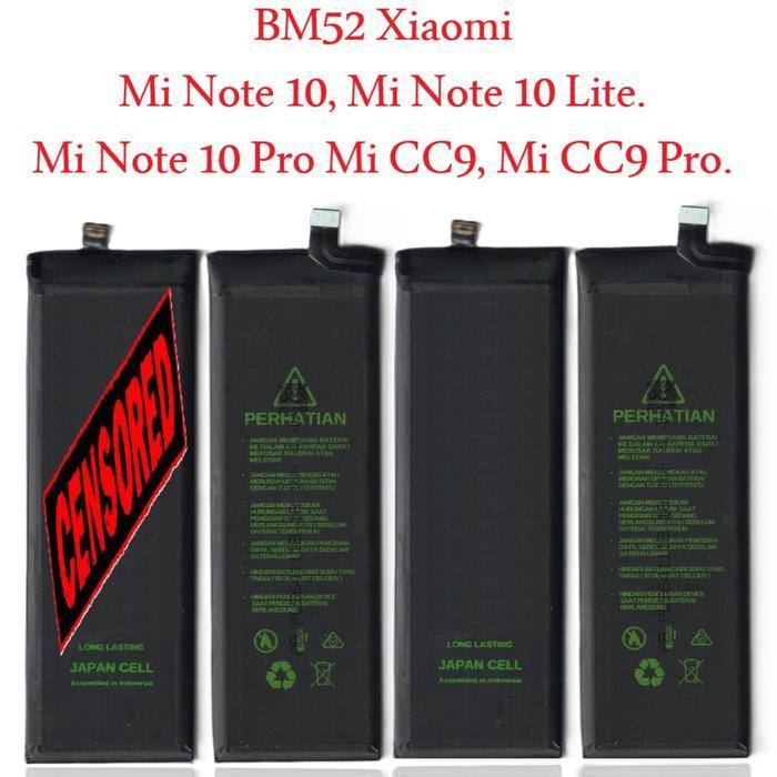 Baterai BM52 Mi Note 10 Xiaomi Double Power Note 10 Pro Second Never Used