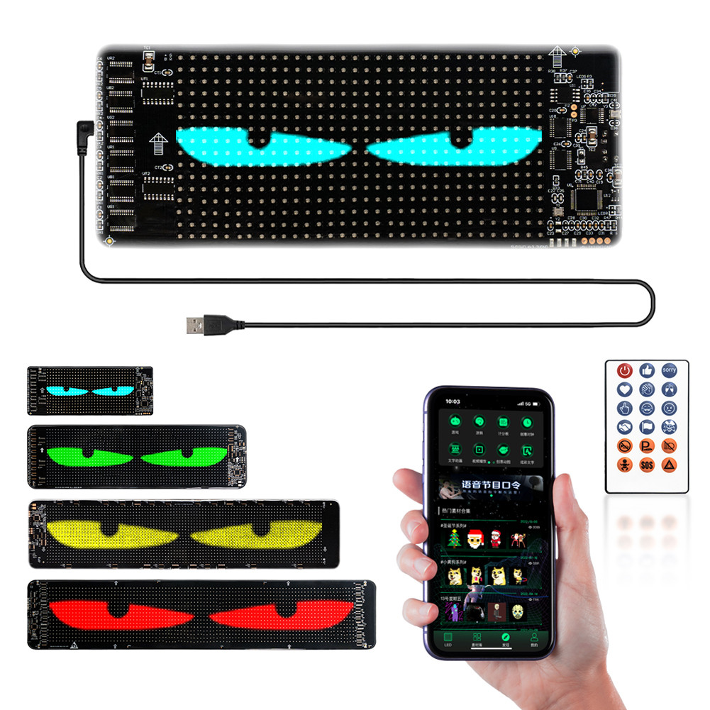 Devil Eyes LED Panel Light Remote Control LED Devil Eye Decoration Light Demon Eyes Flexible LED