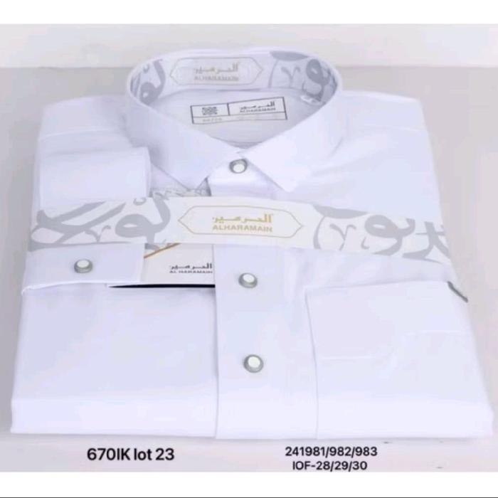 GAMIS AL HARAMAIN PREMIUM ORIGINAL LENGAN MANSET KERAH KEMEJA Jubah Pria