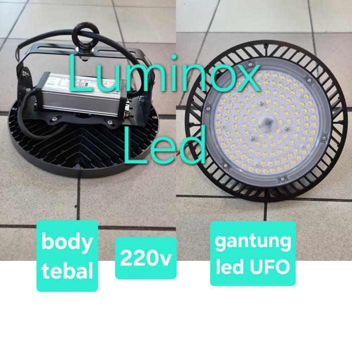 Lampu Gantung Pabrik Gudang Led 100W 100 Watt Highbay Industri Ufo 100