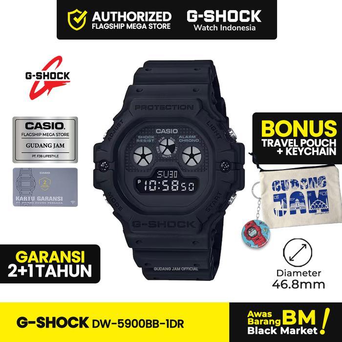 DISKON DW-5900BB-1DR Jam Tangan Pria Digital Anti Watches GShock DW-5900BB DW-5900 DW5900BB DW