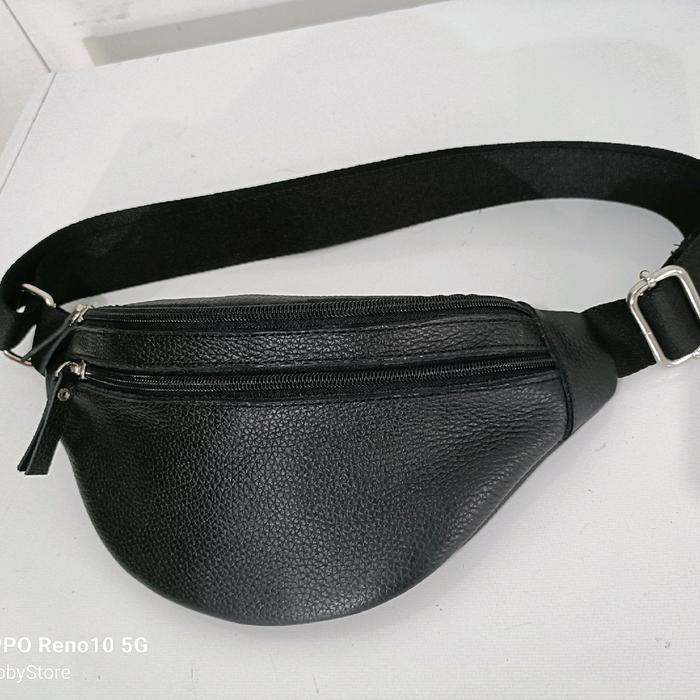 Tas Selempang Minimalis Tas Pinggang Wb Kulit Sapi Asli