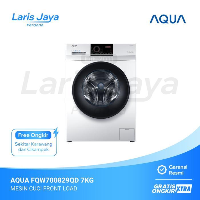 MESIN CUCI FRONT LOAD AQUA FQW700829QD / FQW-700829QD 7 KG - KARAWANG