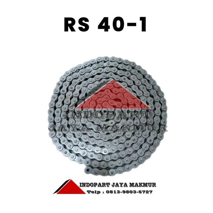[] ROLLER CHAIN RS 40-1 RANTAI SINGLE RS40 - 1
