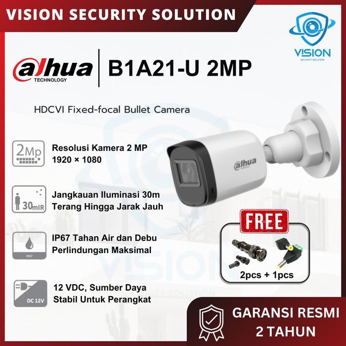 Dahua B1A21-U 2MP Kamera Cctv Outdoor Dahua Analog Cooper Series Tahan Cuaca
