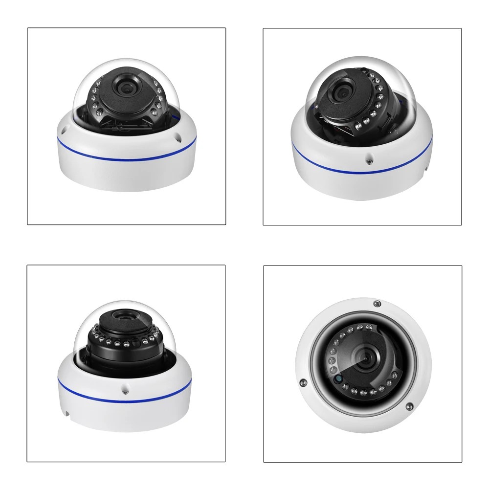 Gadinan 5MP POE NVR CCTV System IP Camera Video Surveillance Kit 2T HD H.265+ Audio Record Home