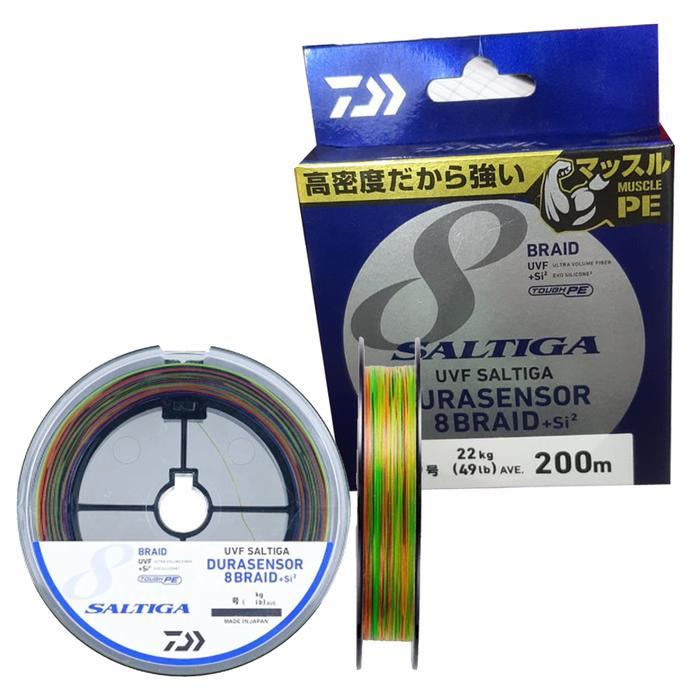 Promo Senar Daiwa Saltiga Durasensor X8 Braid + Si2 200M Pilih Ukuran