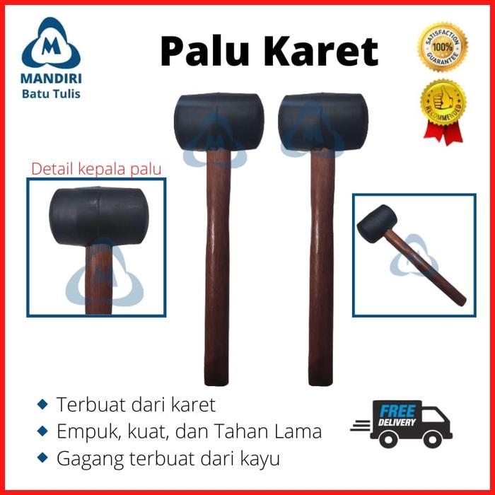 Palu Karet Tebal / Palu Karet Hitam / Palu Karet Besar / Palu Tukang .