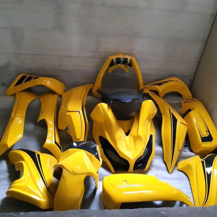PAKET FULL BODY COVER AEROX 155 CC PREDATOR CUSTOM 01