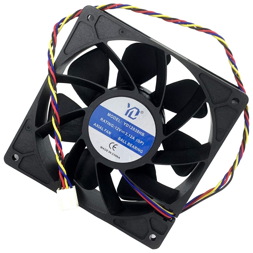 12V 6000 RPM Fan for Bitmain Antminer S19 L3+ L3++ S17 pro T17 S19 Pro S19j S19j Pro T19
