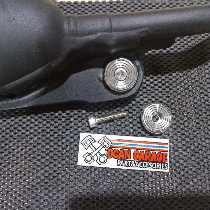 Baut cover knalpot mio smile mio sporty bawah steinles heng thailand