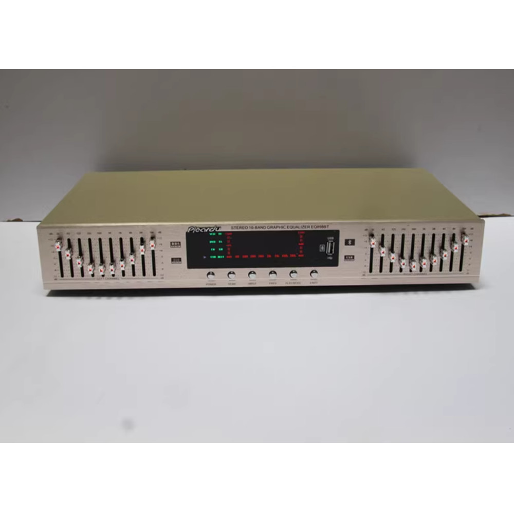 New Bluetooth EQ-898 Arrive HIFI Digital HD Stereo Preamplifier Equalizer Home Stage Equalizer Dual