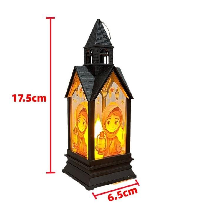 GHM - Lentera Ramadan LED Lampu Lilin Lampu Lentera Ramadhan Dekorasi LED Lampu Lilin Lentera LED