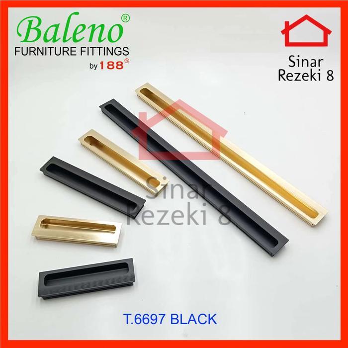 Tarikan Handle Tanam 6697 Gold Pintu Geser Sliding Laci Lemari Gagang .