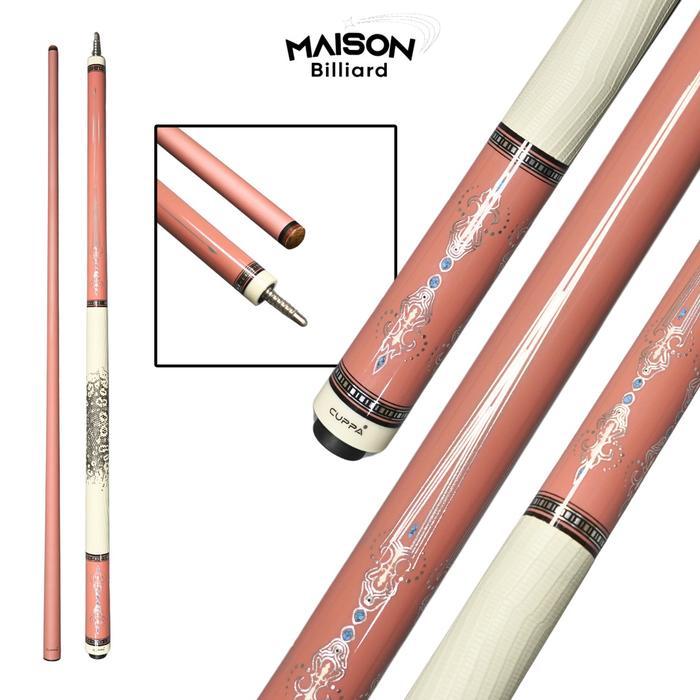 Cuppa Pink Carbon Fiber Shaft Stick Billiard Carbon - Ball