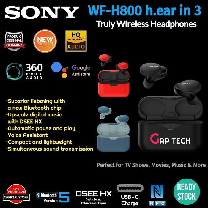 Sony WF H800 / WF H 800 / WF-H800 H.EAR IN 3 True Wireless Headphones