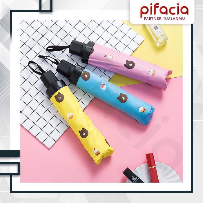 PIFACIA Payung Lipat 3D Motif Beruang Melipat