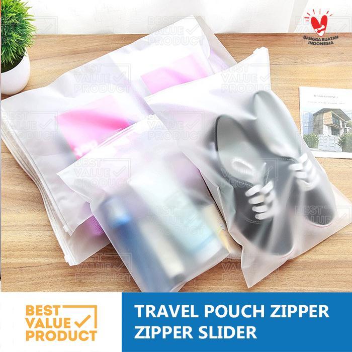 "New" (PACK) zipper pouch bag 35 x 45 travel pouch storage zipper slider 35x45
