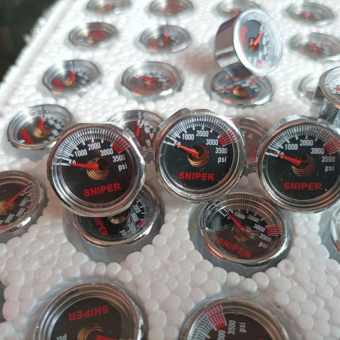 "New" Manometer OD 22, Manometer PCP, Manometer Kecil, Manometer, Mano PCP
