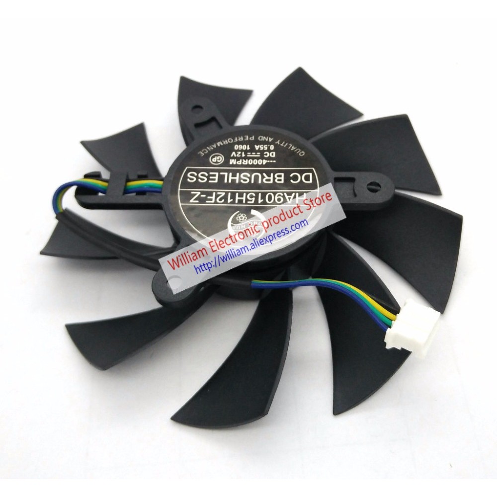 New Cooling Fan for MSI GTX 1060 OC GTX950 R7 360 2GD5 Video Card HA9015H12F-Z 12V 0.55A 4000RPM