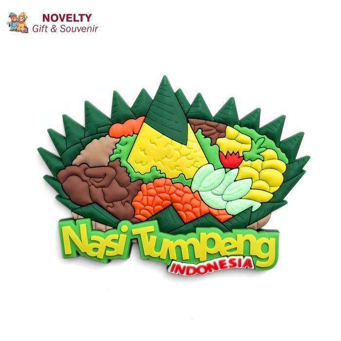 Souvenir Magnet Kulkas Makanan Khas Indonesia Oleh Oleh Negara Indonesia Populer
