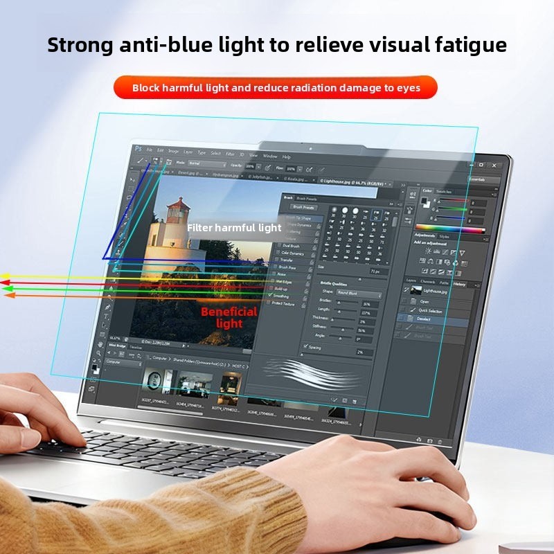For Lenovo Yoga 7i 2-in-1 Aura Edition 16 Gen 11 laptop screen film keyboard film anti glare and