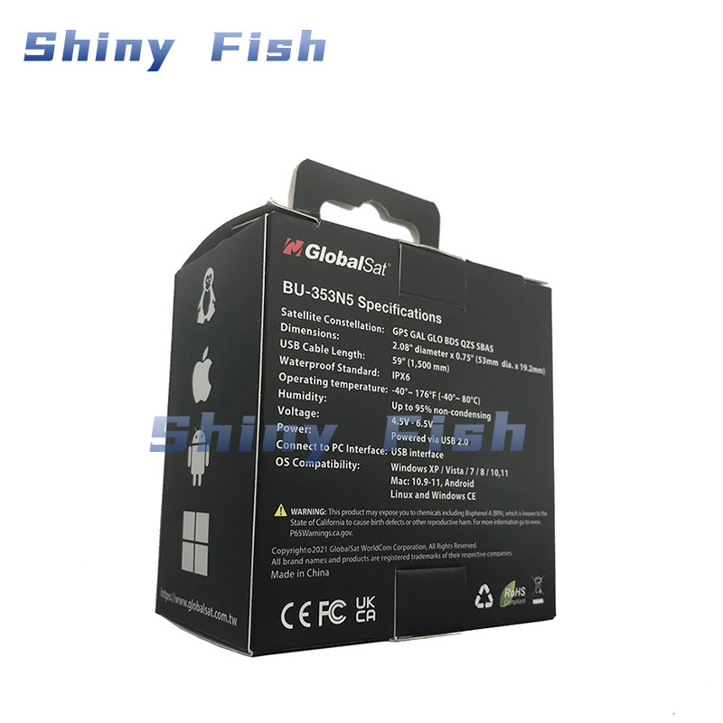 2PCS BU-353N5 GlobalSat Bu353-n5 Waterproof replace BU-353S4 GPS Receiver Cable GPS with USB