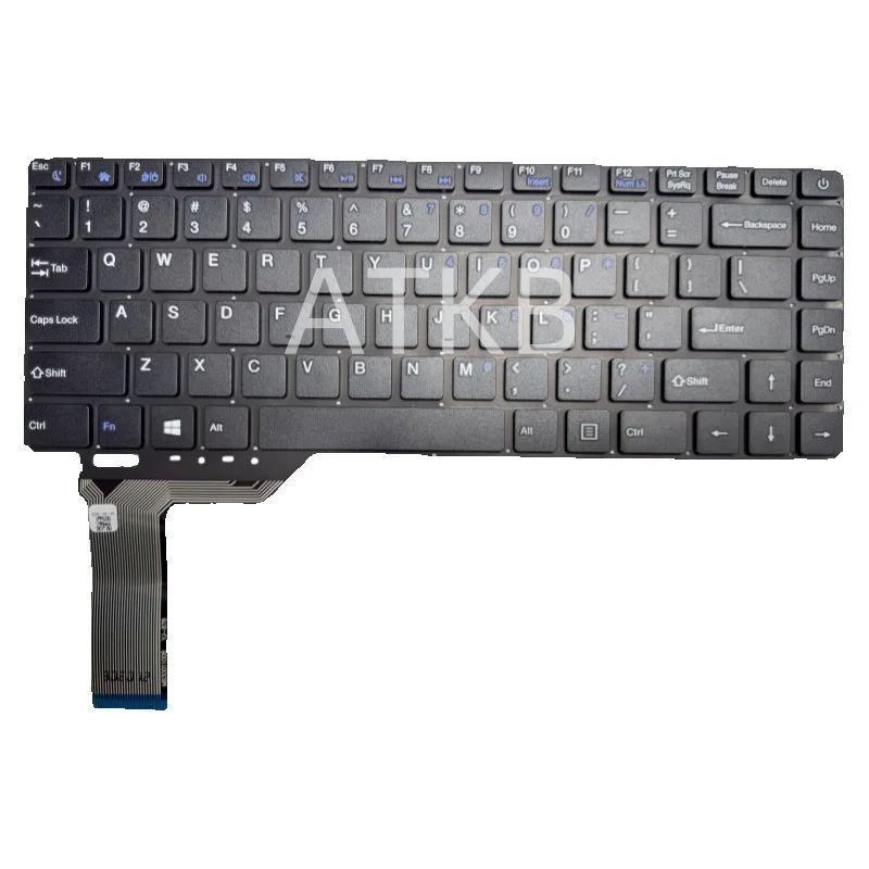 Laptop Keyboard For DIGMA EVE 15 C413 ES5059EW C407 ES5054EW C419 ES5065EW Black without Frame