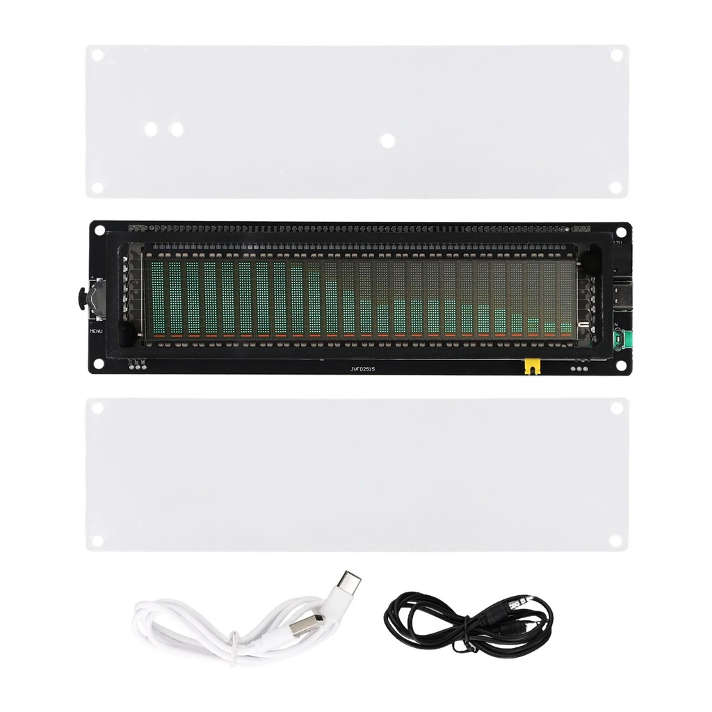175*28*50mm AK2515 Audio Spectrum Analyzer Board Accurate Music Spectrum Analyzer And Clock Display