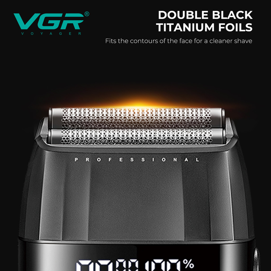 VGR Hair Trimmer Professional Clipper Adjustable Hair Cut Machine Electric Clipper 9000 RPM Cordless