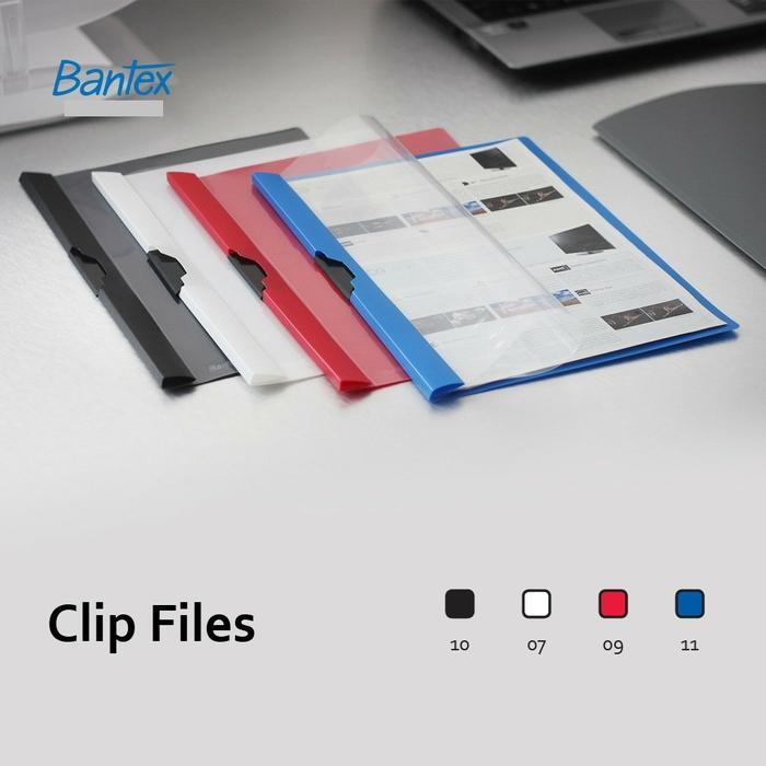 "New" Bantex Clip File Map Dokumen Map Plastik Model Jepit