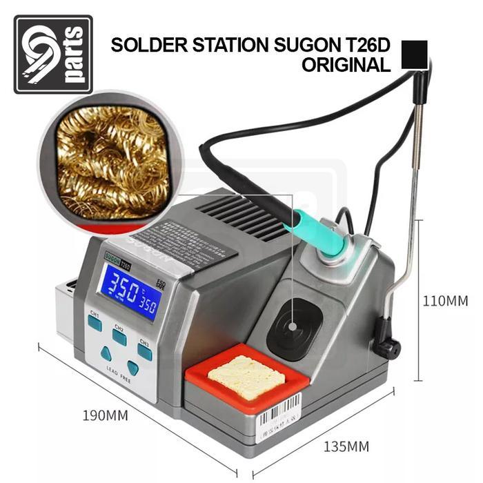 Promo Solder Sugon T26D Free Mata C210 / Solder Station Sugon T26D Terlaris
