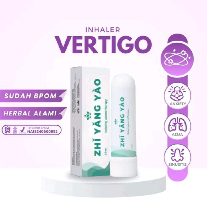 Zhi Yang Yao Inhaler Vertigo Sakit Kepala Cenut cenut Herbal Alami BPOM