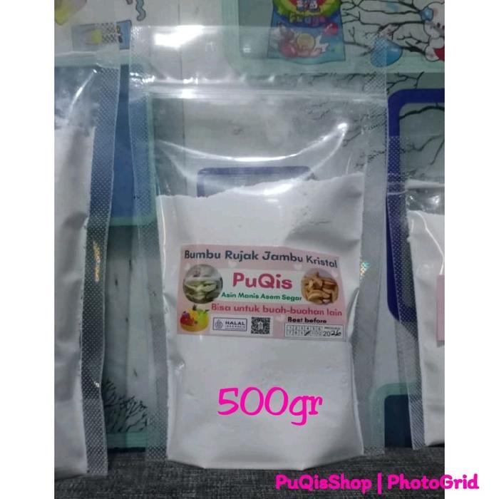 PUQIS Bumbu Rujak Jambu Kristal 500gr/BUMBU RUJAK ORIGINAL/BUMBU PUTIH/BUMBU RUJAK JAMBU KRISTAL