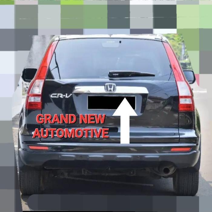 LIST CHROME LIS BAGASI BELAKANG HONDA CRV GEN 3 ORIGINAL TOPPS
