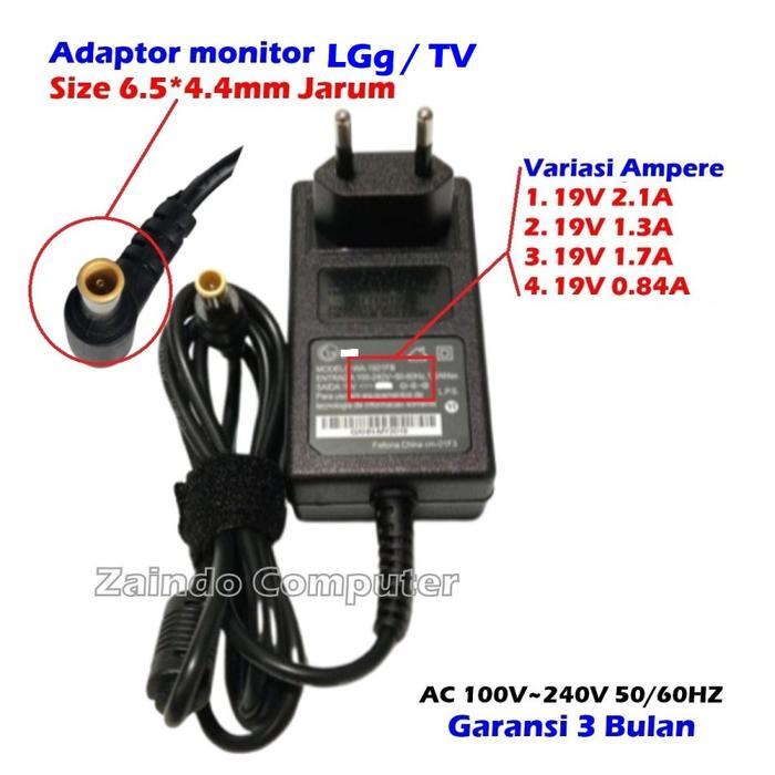 ADAPTOR MONITOR LG TV 19V 2.1A ADAPTOR MONITOR LG TV 19V 1.3A ADAPTOR MONITOR LG TV 19V 1.7A ADAPTOR