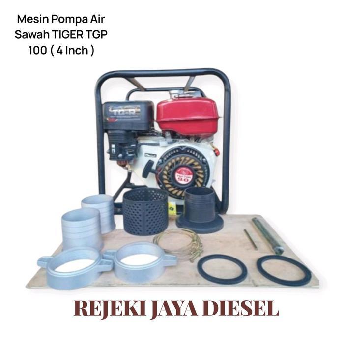 Mesin Pompa Air Sawah TIGER TGP 100 (4inch) / Mesin Pompa Alkon Tiger 4 inch