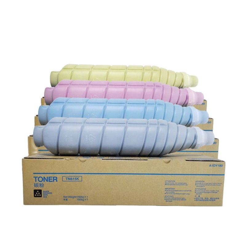 FLASH SALE    4 buah/set TN615 TN Toner Cartridge IJ untuk Konica Minolta C 8000 C8000 kompatibel To
