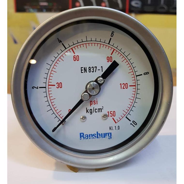 Pressure Gauge Rws 0110 Ransburg 4" Liquid Manometer