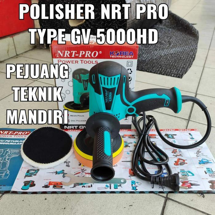 Mesin Poles Mobil Motor Nrt Pro Gv 5000 Hd / Polisher Nrt Pro Gv5000Hd