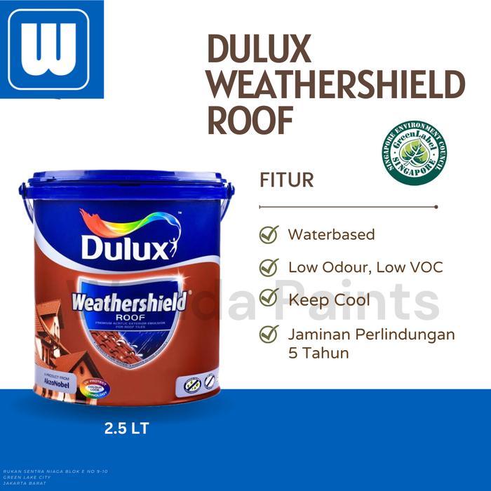 Cat Genteng Dulux Weathershield Roof (2.5 Lt)