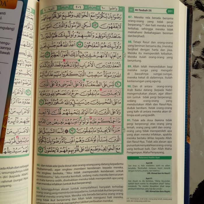 Top Al quran A4 waqaf dan ibtida terjemah suara agung-waqaf ibtida HC