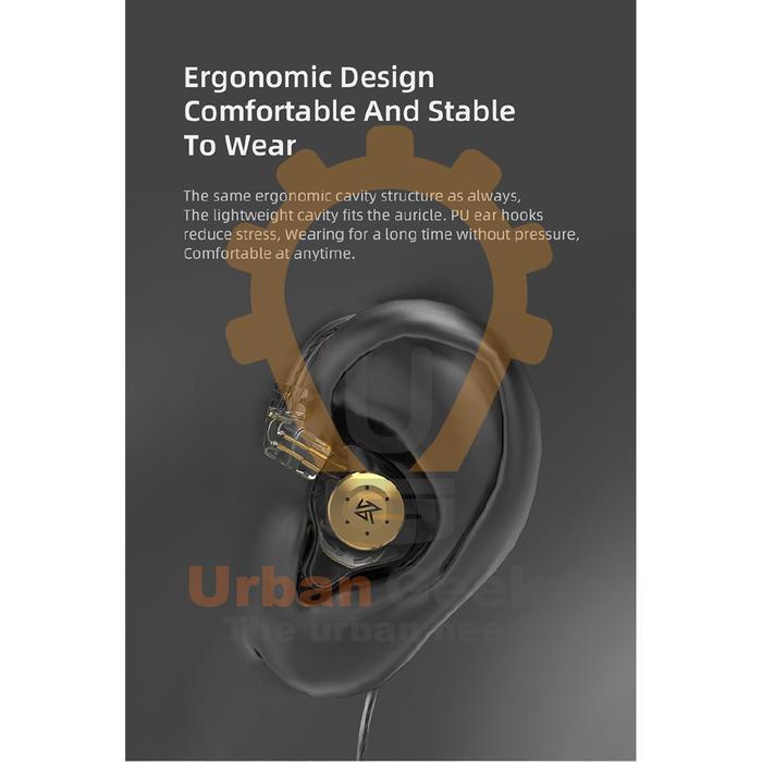 Earphone Knowledge Zenith KZ EDX Pro Basshead Earphone with Microphone Headphones