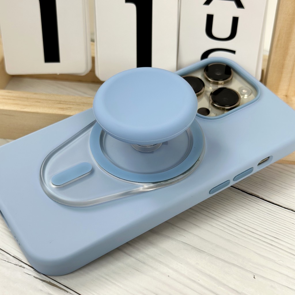 Oval Magnetic CellPhone Grip Holder Grip Tok Socket Pocket Finger Ring Stand for iPhone Folding
