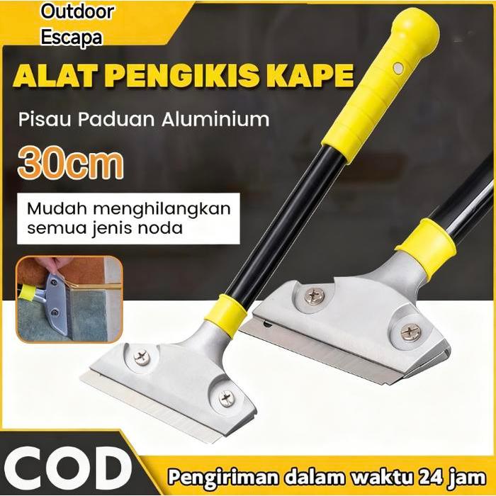 30cm Alat Pengikis Kape Scrapper Kape Cat Pisau Dempul Pengerok Cat Panjang Kape Pembersih Spatula