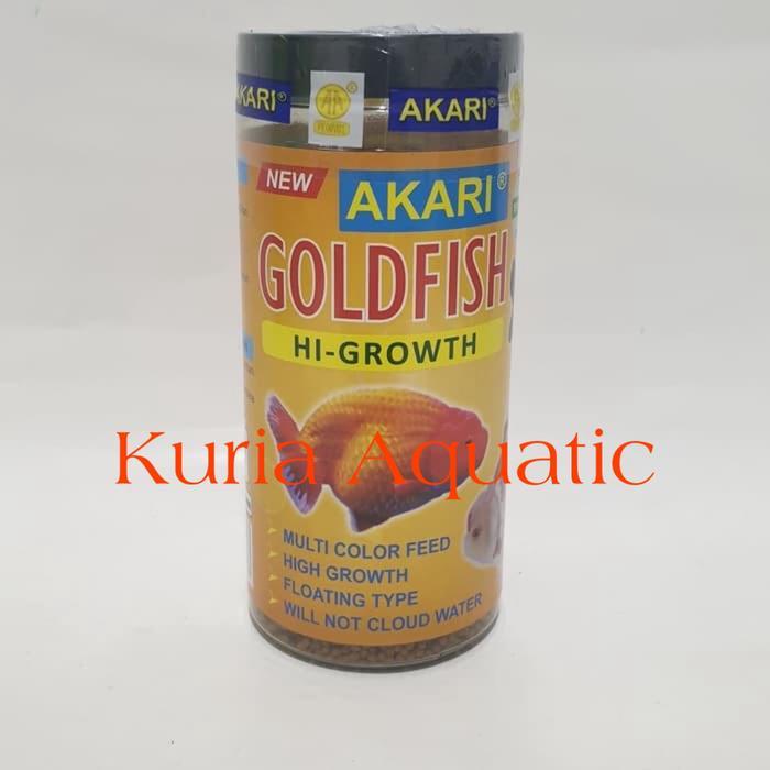 AKARI GOLDFISH PAKAN / MAKANAN IKAN KOKI PLUS SPIRULINA 100g