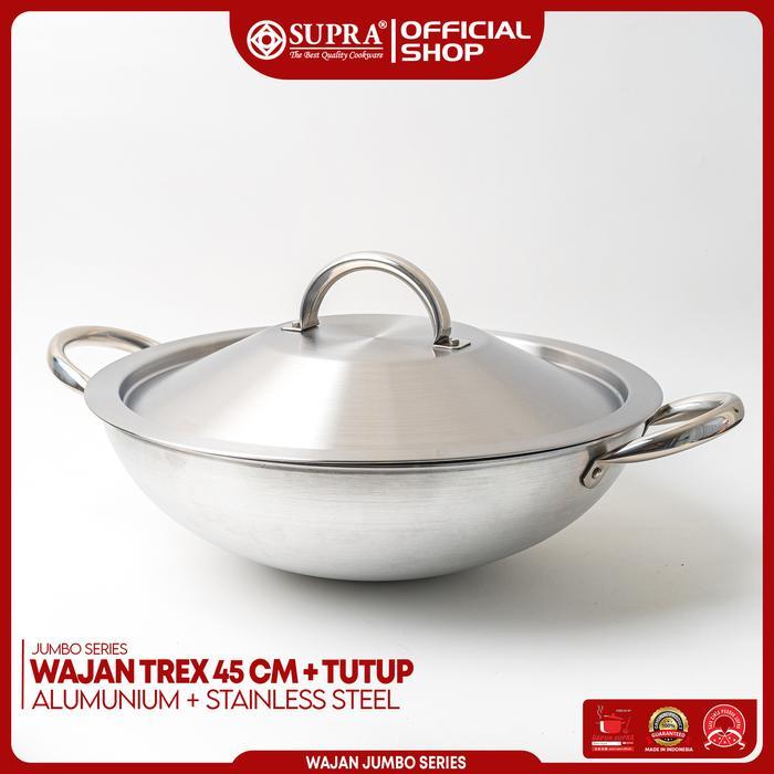SUPRA PANCI Wajan Penggorengan 45 Cm Kuali Jumbo