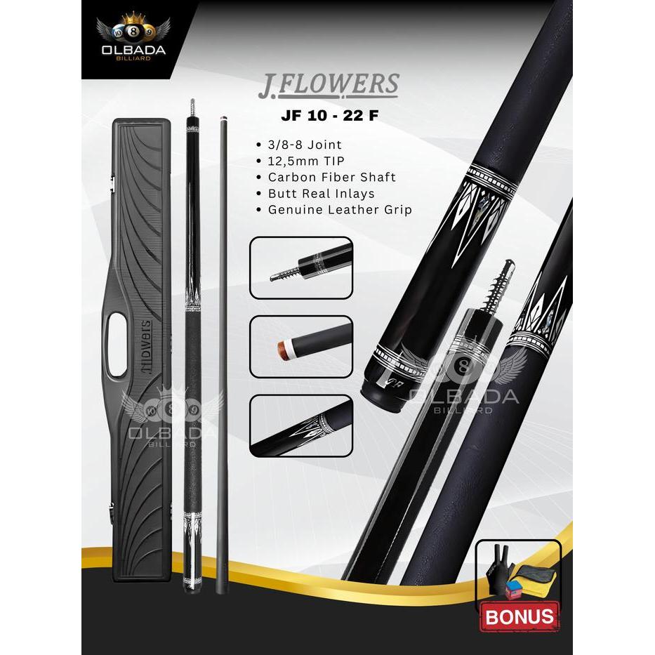 Stik Billiard JFlowers 10-22 F / Billiard Ball / Stik Play Bilyar